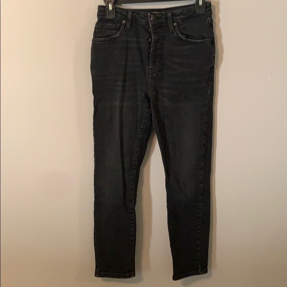 High waisted skinny jeans